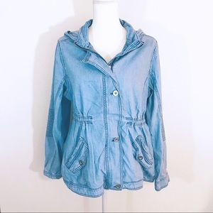 Ashley Vintage Charm Long Jean Jacket